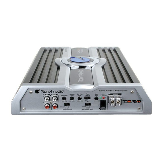 Planet Audio TQ1201D User Manual