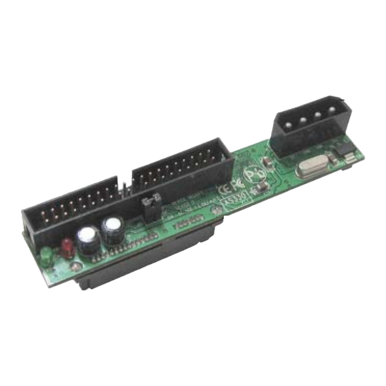 SIIG SC-SA0512-S1 Quick Installation Manual