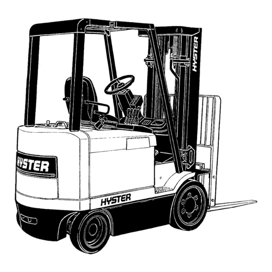 Hyster A216 Service & Repair Manual