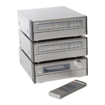 Denon UDR-70 Operating Instructions Manual