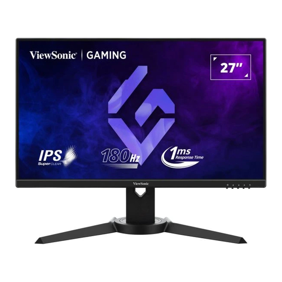 ViewSonic VX2779J-HD-PRO User Manual