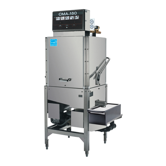 CMA Dishmachines CMA-180 TALL Owner's Manual