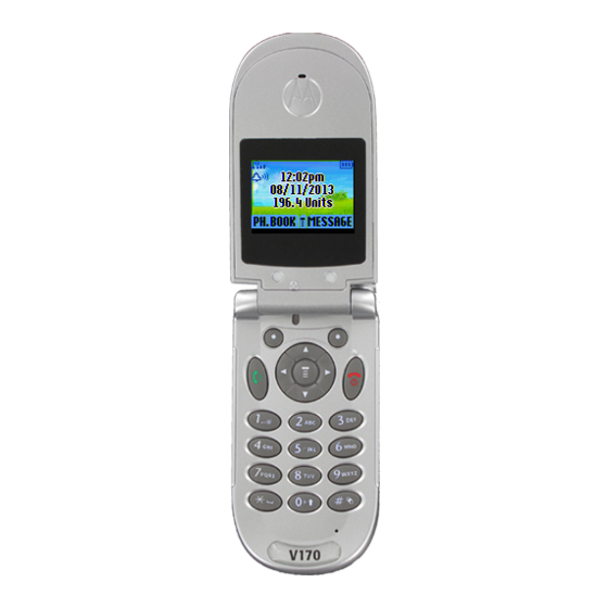 Motorola V170 Manual