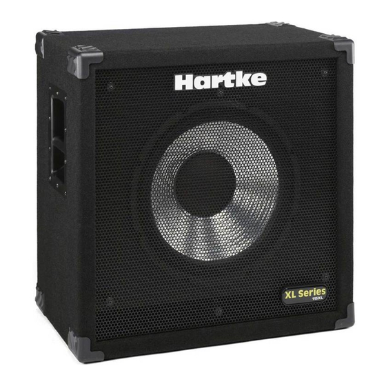 Hartke 115XL Owner's Manual