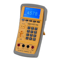 PCE Instruments PCE-789 Manual