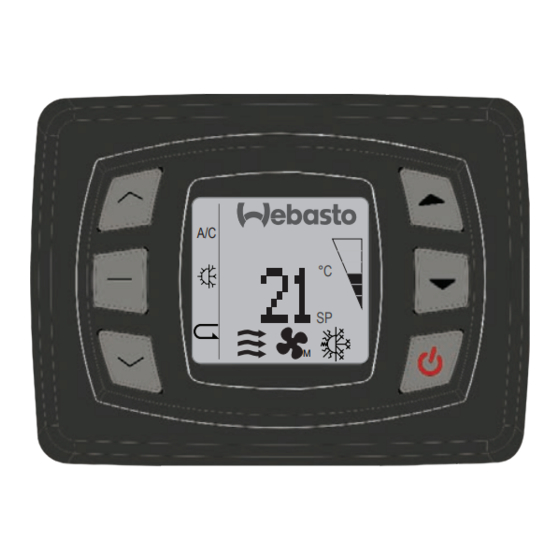 Webasto Cool Top 110 RT-C Operating And Installation Instructions