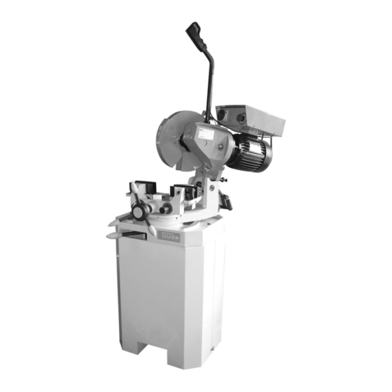User Manuals: GÜDE GMK 315 P Metal Circular Saw