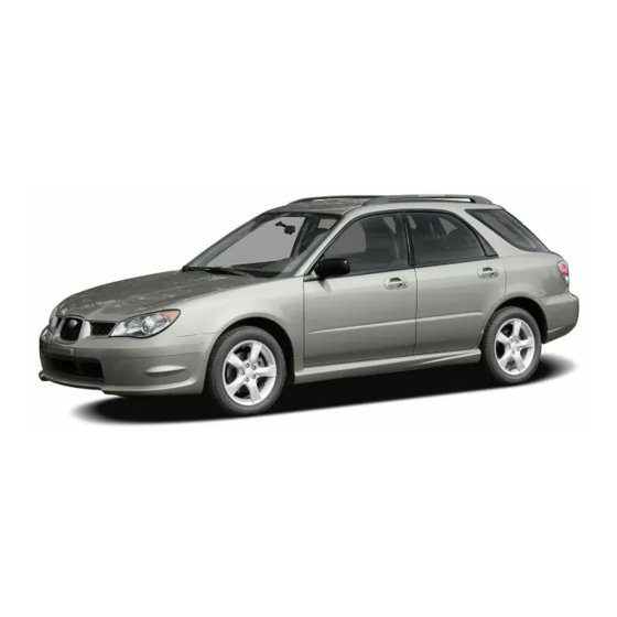 Subaru Impreza 2006 Diagnostics