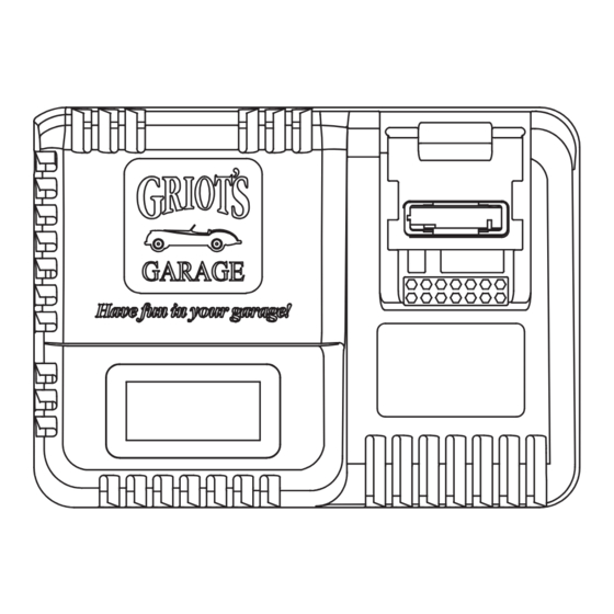 Griots Garage BGCHG User Manual