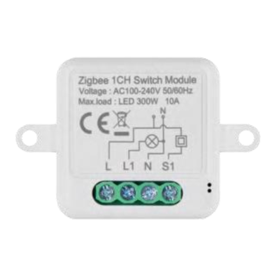 User Manuals: GoSmart H5101 ZigBee/Wifi Switch Module