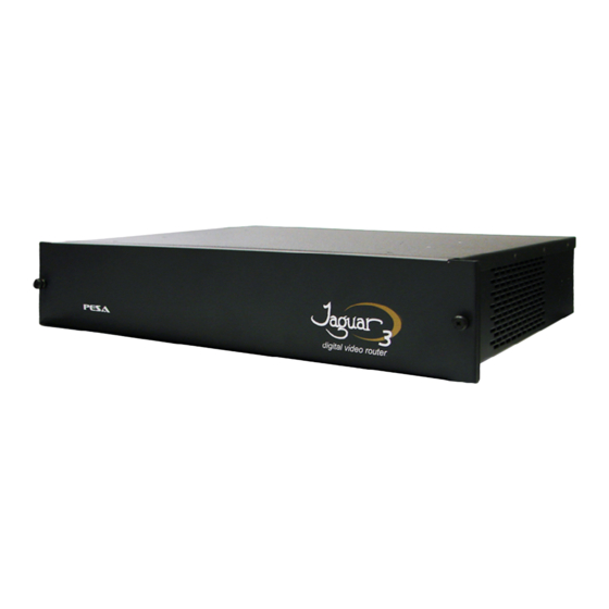 PESA Jaguar 3 Quick Start Manual