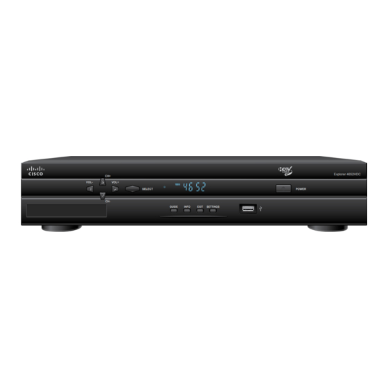 Cisco Explorer 4600HD Series User Manual