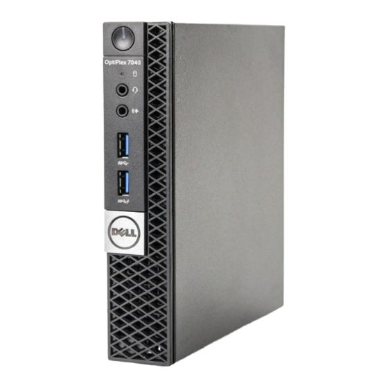 Dell OptiPlex 7040M Quick Start Manual