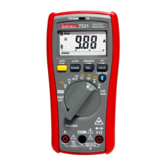 SEFRAM 7220 User Manual