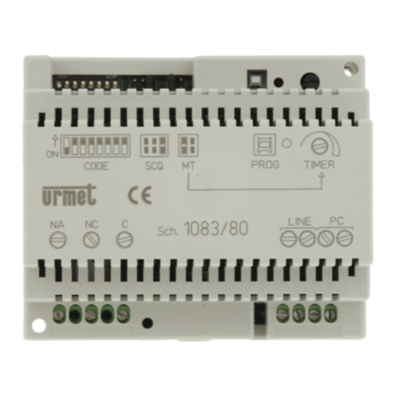 urmet domus 1083 Manual
