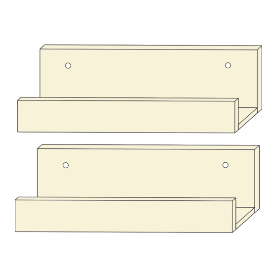 Habitat Set of 2 Book Shelves 331/6636 Assembly Instructions