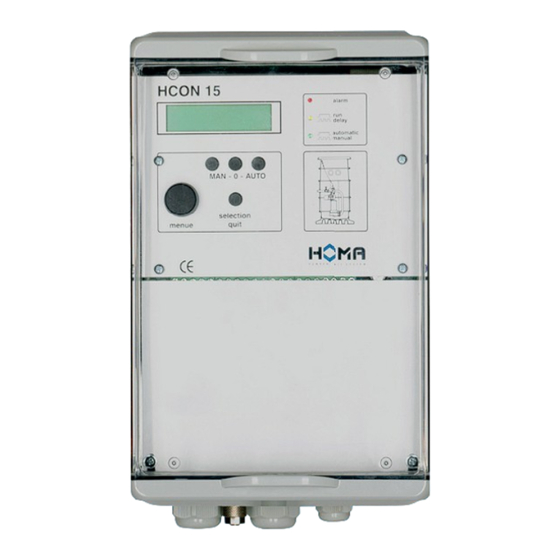 Homa HCON 15 Instruction Manual