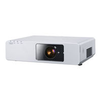 Panasonic PT-F200 Series Network Manual