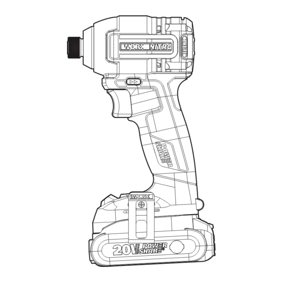 Worx Nitro WX265L.X Quick Start Manual