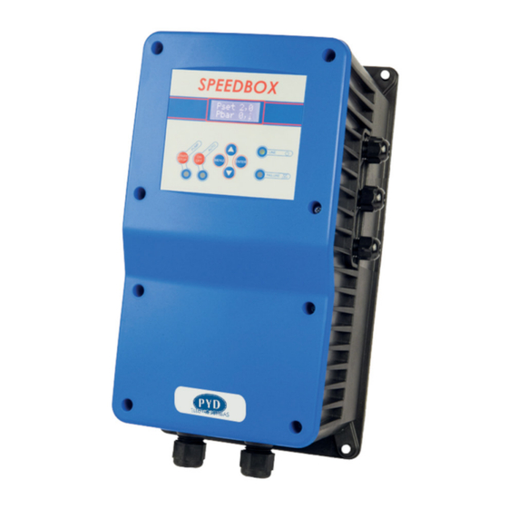 PYD Electrobombas SPEEDBOX Series Operating And Maintenance Manual