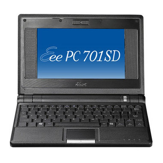 Asus Eee PC 701SD Series Software Manual