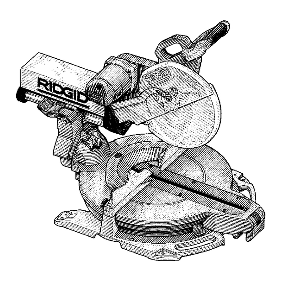 RIDGID MS 1290 Owner's Manual