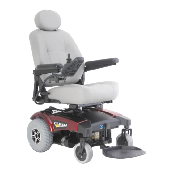 Pride Mobility Flash Manuals