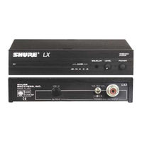 Shure LX3 User Manual