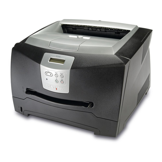 Lexmark E342n User Reference Manual