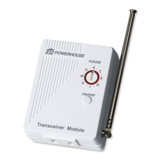 X10 TM751 Installation And Operating Instructions
