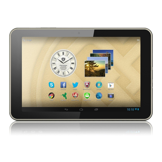 Prestigio MultiPad PMT5587 Wi Quick Start Manual