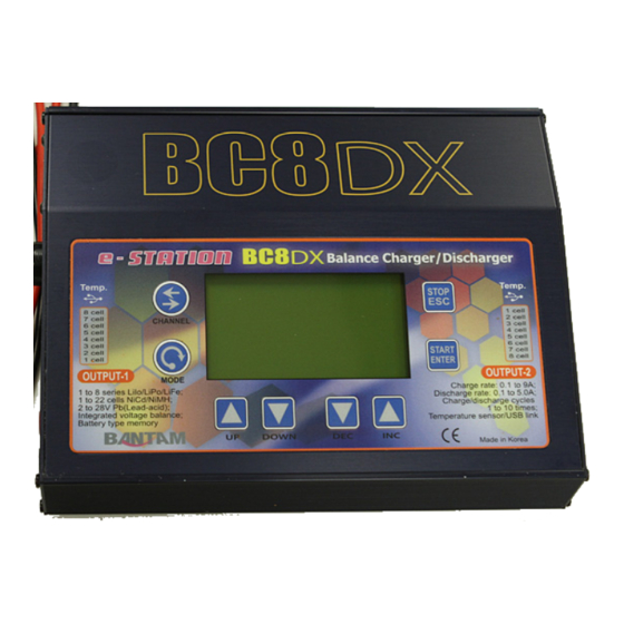 Bantam e-STATION BC8DX Operating Instructions Manual