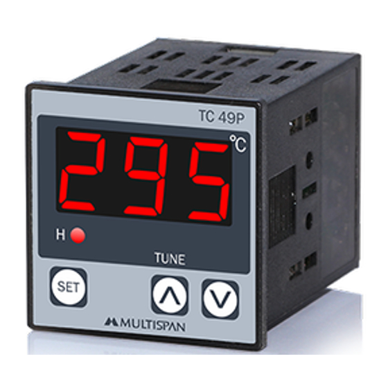 MULTISPAN TC-49P Operating Manual