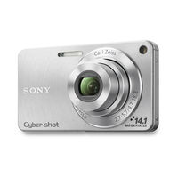 Sony DSC-W350 Cyber-shot® Instruction Manual