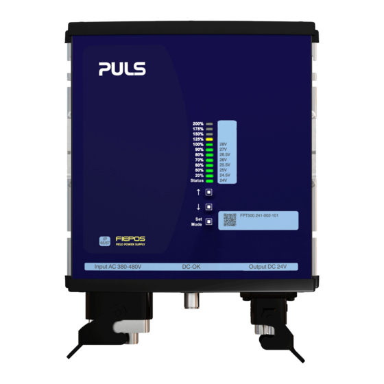 Puls FPT500.241-002-101 Manual