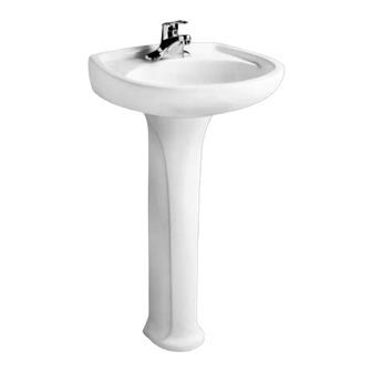 American Standard Colony Pedestal Sink 0113.404 Specifications