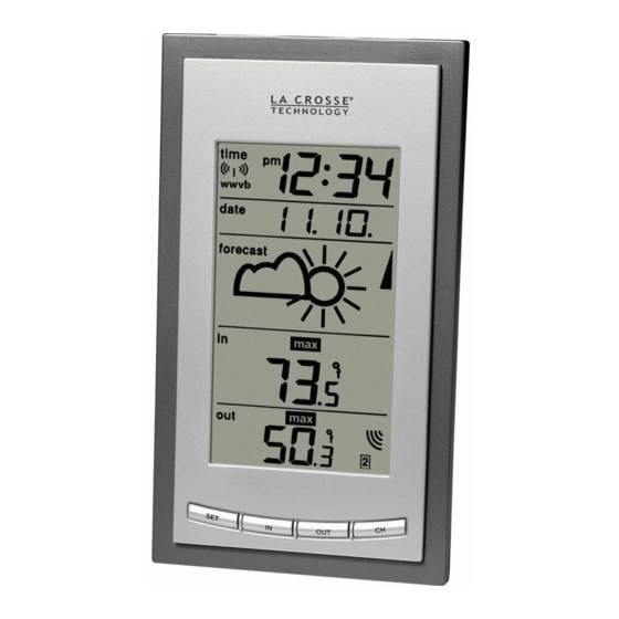 La Crosse Technology WS-9077U-IT Quick Setup Manual