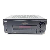 Sony STR-V333ES - Fm Stereo/fm-am Receiver Service Manual