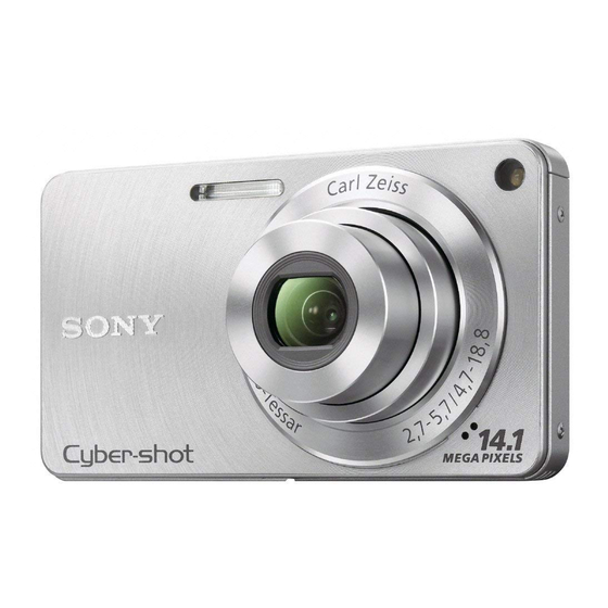 Sony DSC-W350 Service Manual