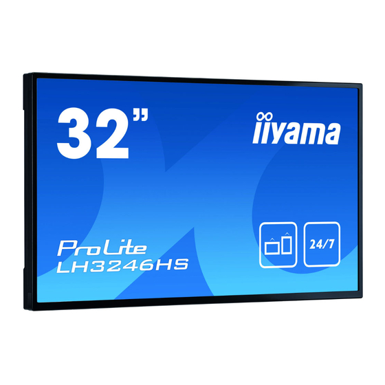 Iiyama PROLITE LH3246HS User Manual