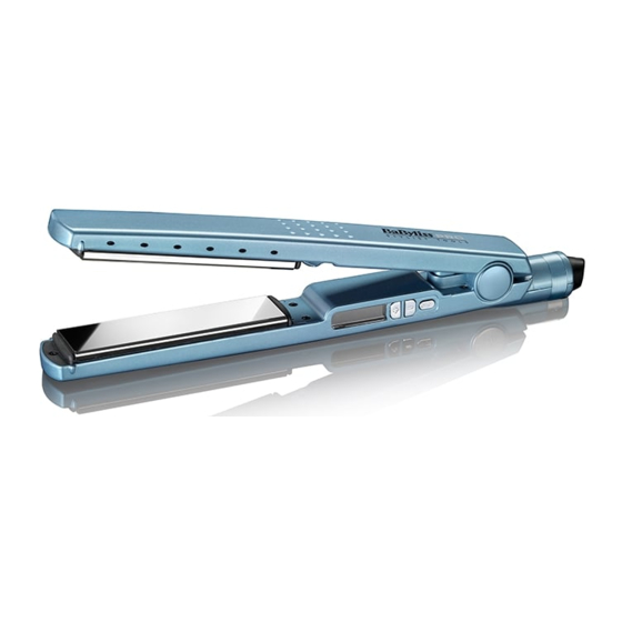 BaBylissPro TITANIUM STRAIGHTENER BAB2091BU Manual