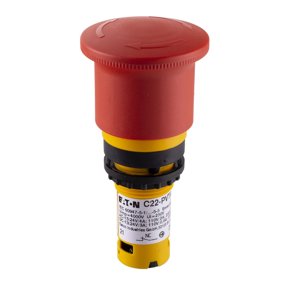 Eaton C22- P Series Instruction Leaflet