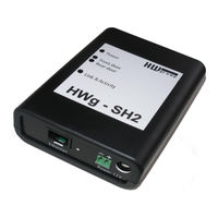 HW Group HWg-SH2 Manual