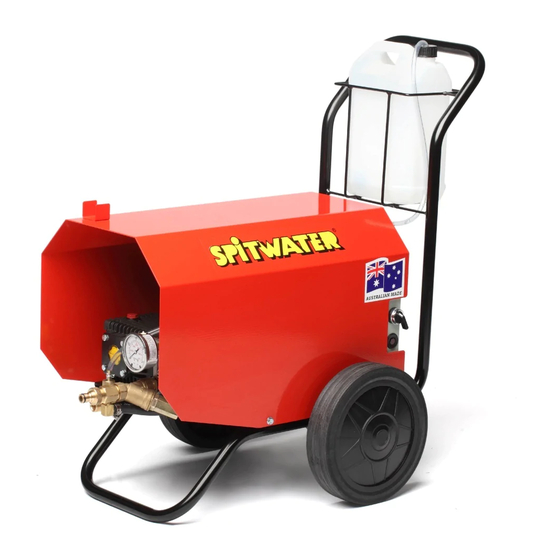 Spitwater SCW70/TS Operating And Maintenance Manual