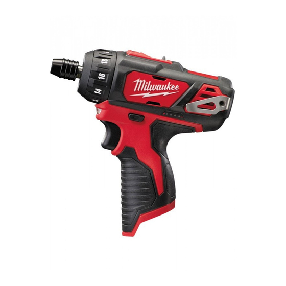 Milwaukee M12 BD Original Instructions Manual