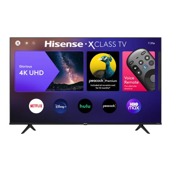 Hisense XClass Quick Setup Manual