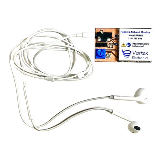 Vortex PABM1 Manuals