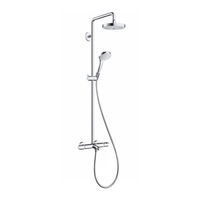 Hans Grohe Showerpipe EHM 27193000 Installation Instructions Manual