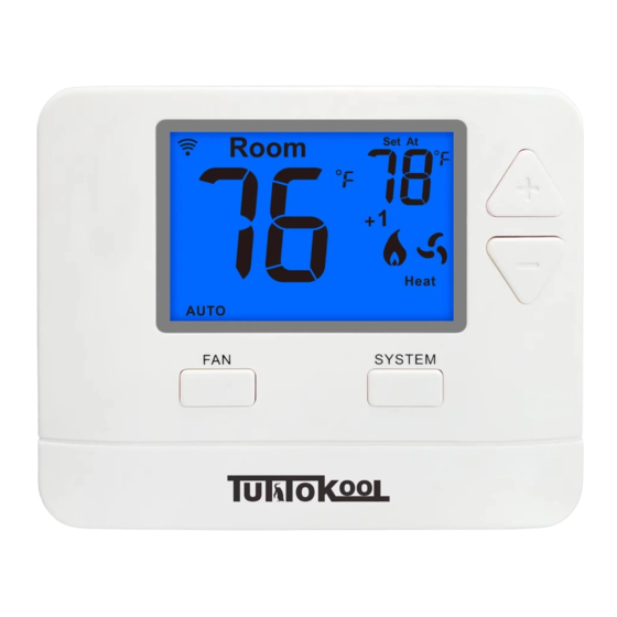 TUTTOKool TK-721 Quick Reference