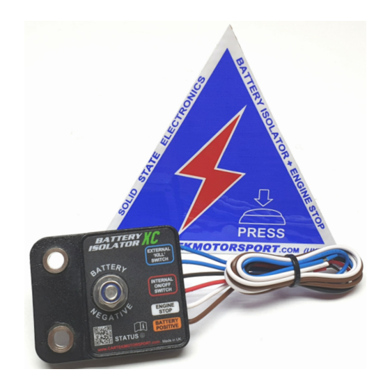 Cartek XClub CK-BXC-01 Installation Manual